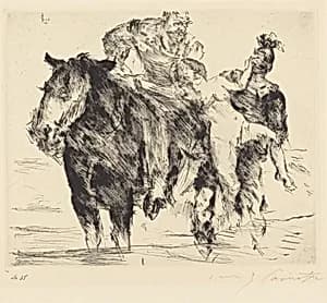 Frauenräuber (Rape) by Lovis Corinth