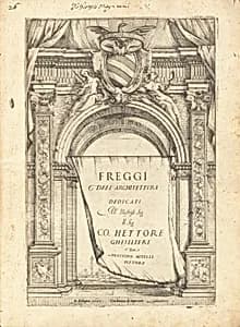 Freggi Dell'Architettura by Agostino Mitelli (artist)