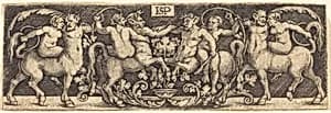 Frieze with Centaurs by Sebald Beham