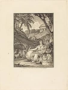 Frontispiece: Dictionnaire de musique by Jean-Michel Moreau