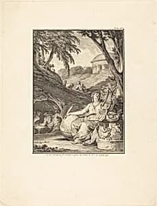 Frontispiece: Dictionnaire de musique by Jean-Michel Moreau