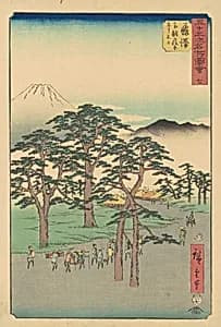 Fujisawa-shuku by Andō Hiroshige