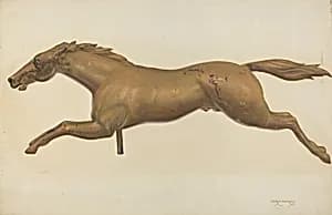 Galloping Horse Weather Vane by Chris Makrenos