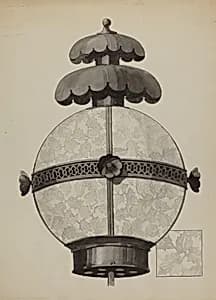 Garden Lamp by Florence Huston