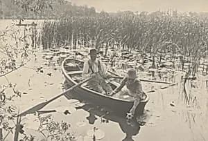 Gathering Water-Lilies by Peter Henry Emerson
