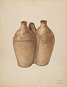 Gemel Bottle by Isadore Goldberg