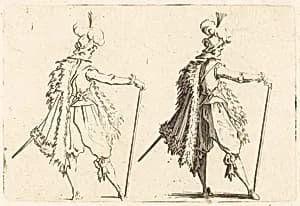 Gentleman with Cane by Jacques Callot