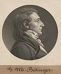 George Michael Bedinger by Charles B. J. Févret de Saint-Mémin
