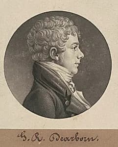 George Raleigh Dearborn by Charles B. J. Févret de Saint-Mémin