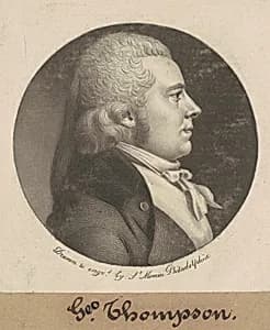 George Thompson by Charles B. J. Févret de Saint-Mémin