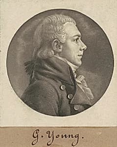 George Young by Charles B. J. Févret de Saint-Mémin