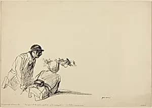 German Advance by Jean-Louis Forain