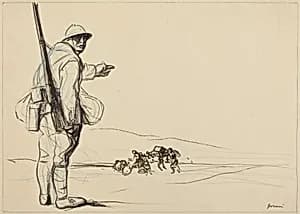German Advance by Jean-Louis Forain