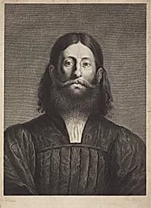 Giorgione Barbarelli by Cornelis van Dalen I, after Titian