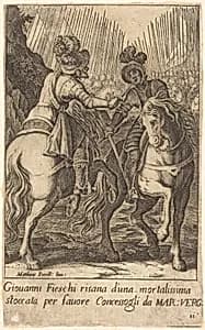 Giovanni Fieschi by Jacques Callot after Matteo Rosselli
