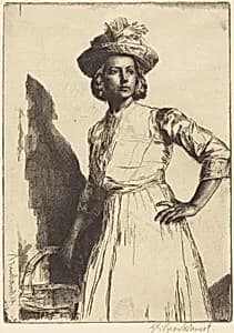 Girl with a Basket
