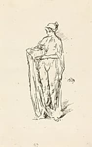 Girl with Bowl by James McNeill Whistler