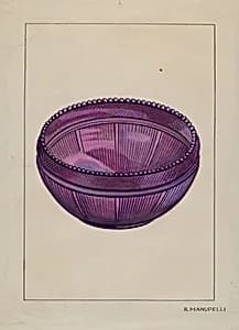 Glass Bowl by Raymond Manupelli