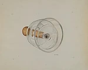 Glass Butter Mold