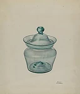 Glass Compote by Beverly Chichester