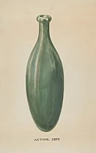 Glass Nursing Bottle by Hebilly West and Pauline Fish
