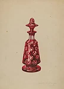 Glass Perfume Bottle by Isabelle De Strange