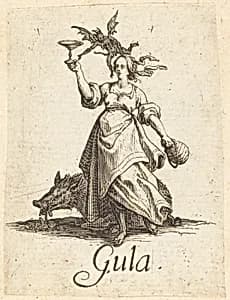 Gluttony by Jacques Callot