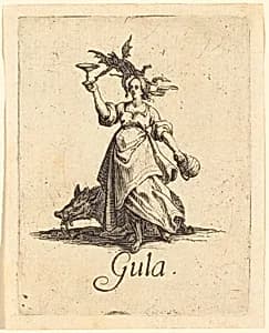 Gluttony by Jacques Callot
