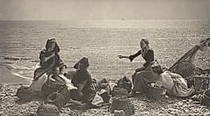 Gossip on the Beach by Henry Peach Robinson