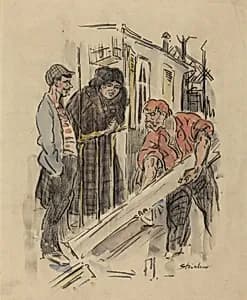 Gossips by Théophile Alexandre Steinlen