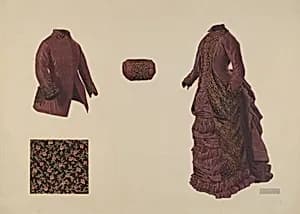 Gown, Coat, and Muff by Douglas Campbell