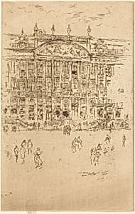 Grand' Place, Brussels by James McNeill Whistler