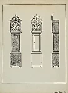 Grandfather Clock by Ernest A. Towers, Jr.