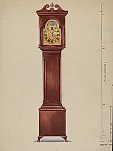 Grandfather Clock by Alfred Koehn