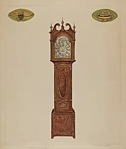 Grandfather Clock by A. Zaidenberg