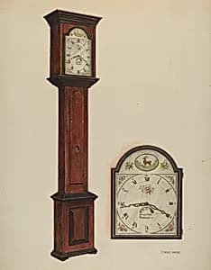Grandfather Clock by Stanley Mazur
