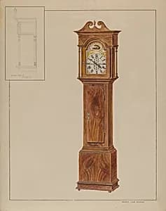 Grandfather's Clock (Timepiece) by Francis Law Durand