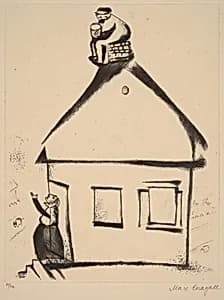 Grandfather's House by Marc Chagall