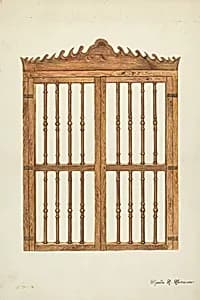 Grille Doors of Wood by Marius Hansen