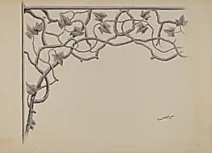 Grille on Porch by Charles Moss