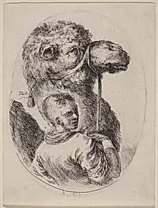 Groom with a Camel by Stefano Della Bella