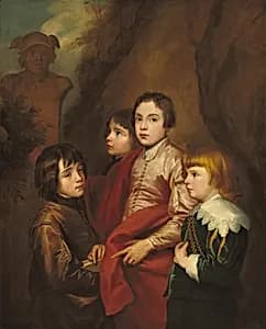 Group of Four Boys by after Sir Anthony van Dyck