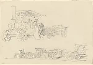 Gun Carriages, France by John Singer Sargent