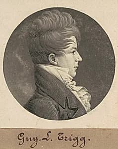 Guy L. Trigg by Charles B. J. Févret de Saint-Mémin