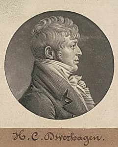 H. C. Dwerhagen by Charles B. J. Févret de Saint-Mémin