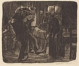Hamburg Pub (Hamburger Kneipe) by Käthe Kollwitz