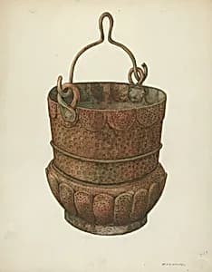 Hammered-Copper Bucket by William Kieckhofel