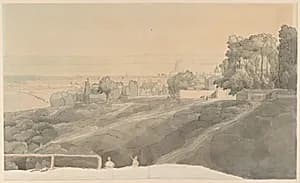 Hampstead Heath, Evening Light by Francis Towne