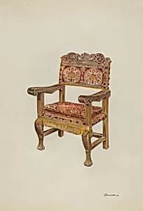 Hand-carved Armchair by Gerald Transpota