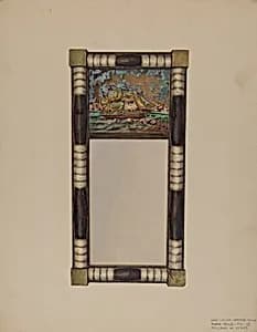 Hand Carved Mirror Frame
